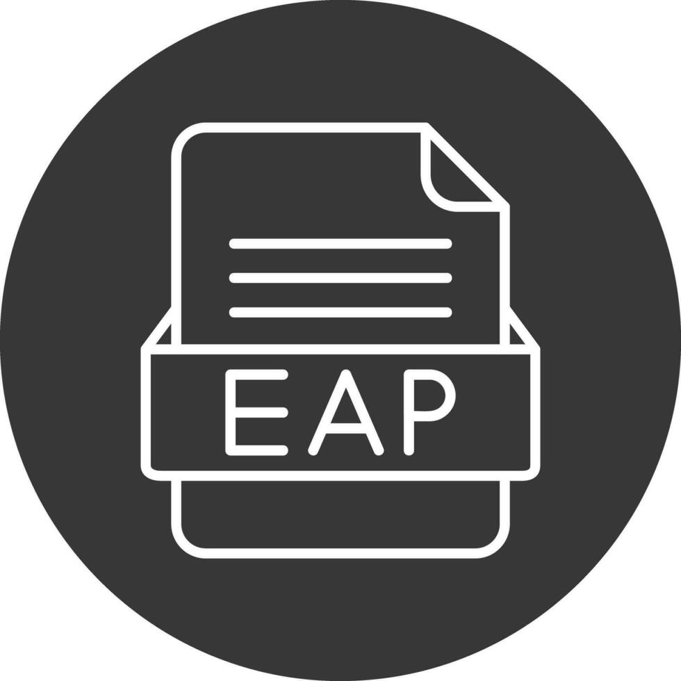 EAP File Format Vector Icon