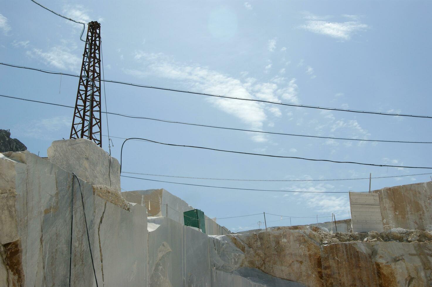 photographic documentation of a marble quarry in Carrara photo