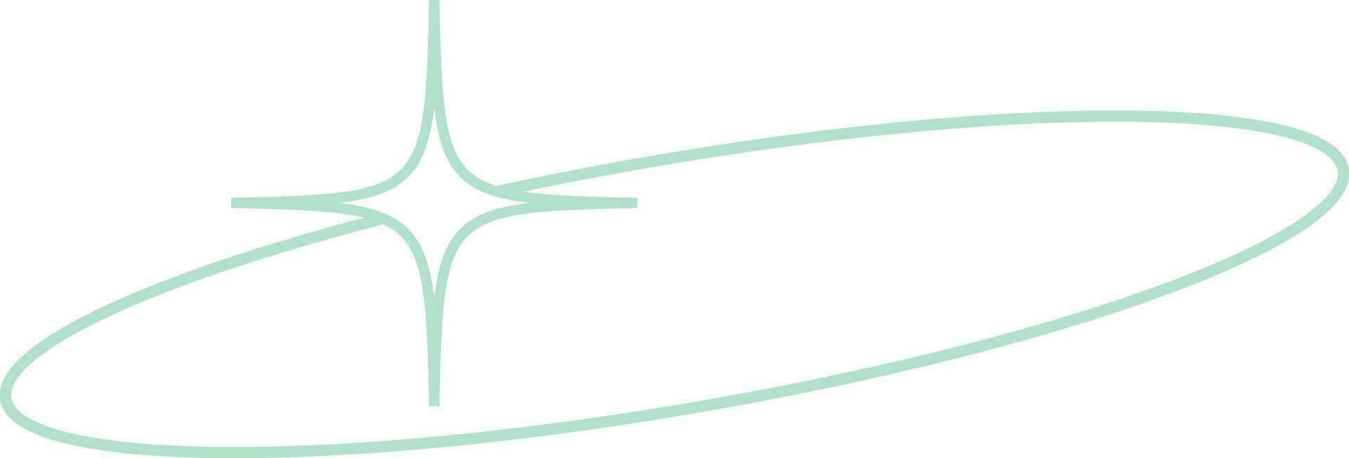 Retro Futuristic Y2K Element vector
