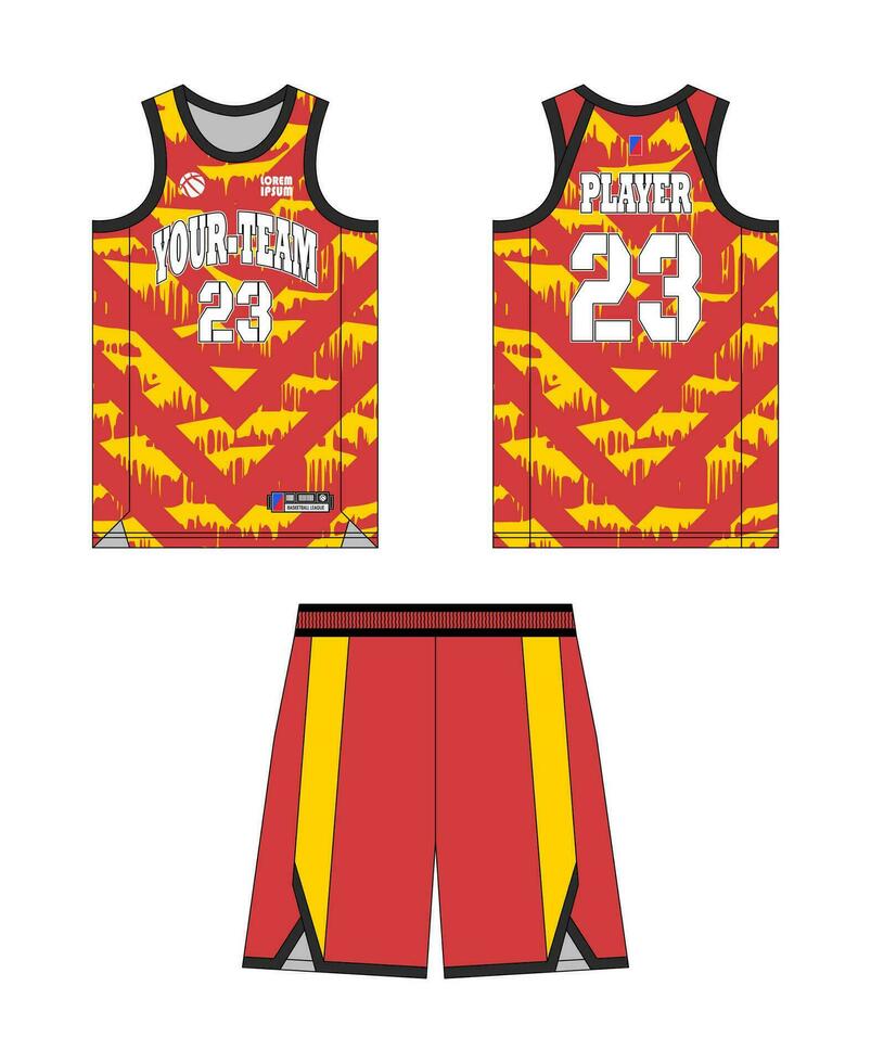 baloncesto jersey modelo diseño, baloncesto uniforme Bosquejo diseño, vector sublimación Deportes vestir diseño, jersey baloncesto ideas