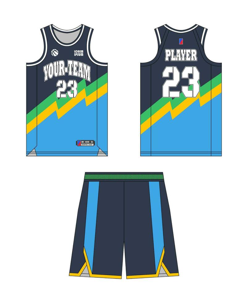 baloncesto jersey modelo diseño, baloncesto uniforme Bosquejo diseño, vector sublimación Deportes vestir diseño, jersey baloncesto ideas