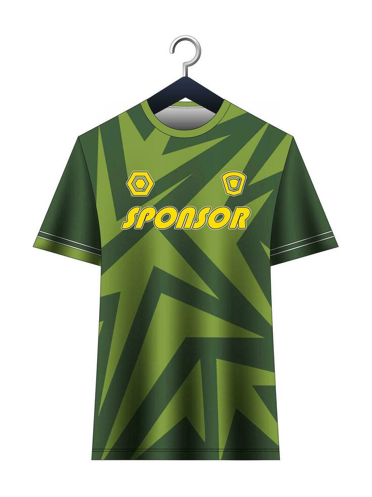 Soccer jersey mockup for football club. Vector sublimation sports apparel design. Uniform front view templates football jersey. Jersey design ideas.