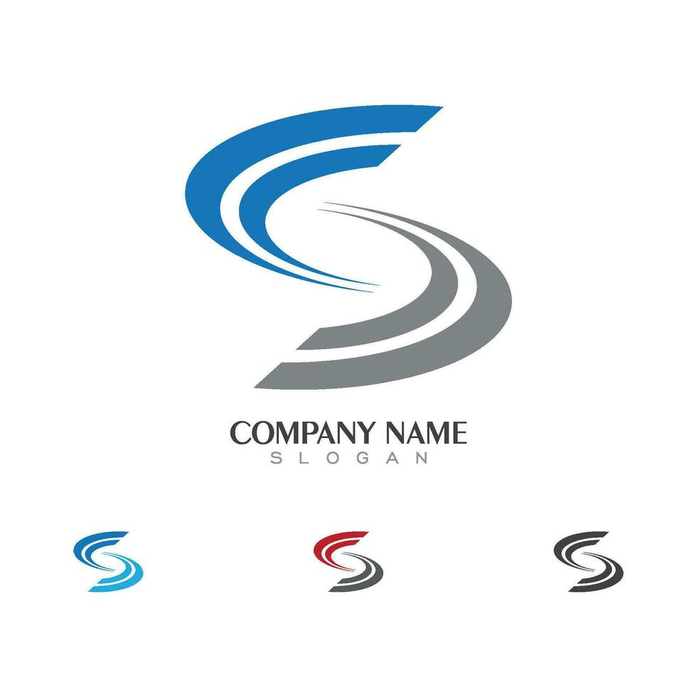 Business corporate S letter logo vector