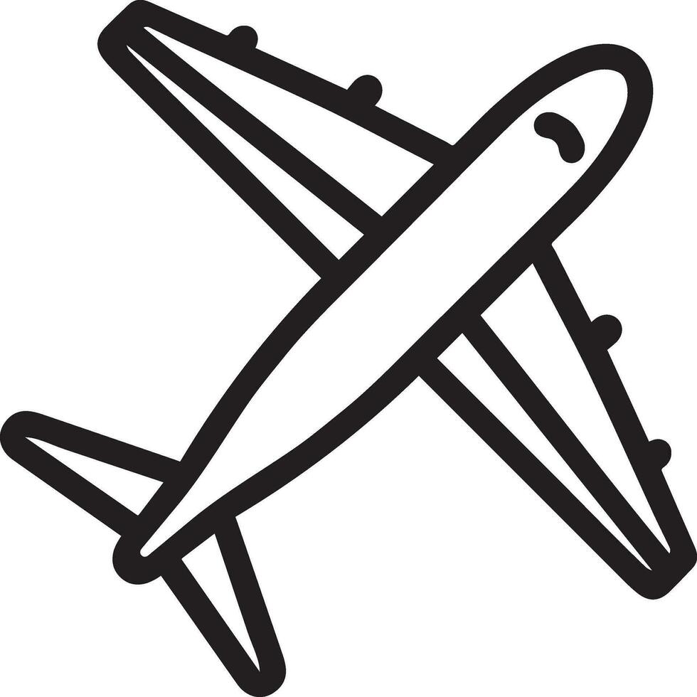 Jet Travel - Exploring Iconic Airports with Airliners, Flight Symbolism, and Isolated Airplanes in the World of Aviation vector