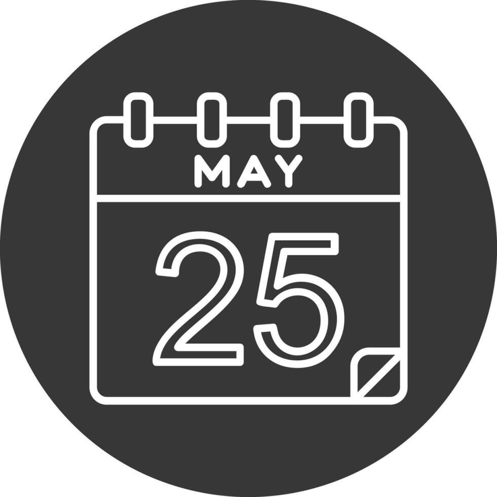 25 May Vector Icon