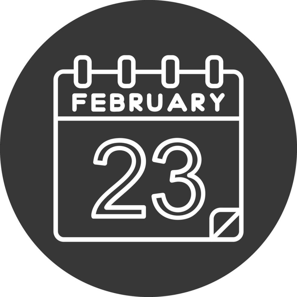 23 February Vector Icon