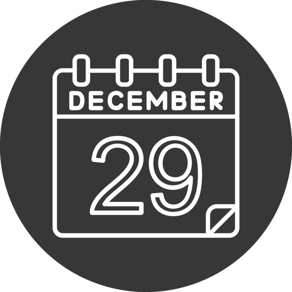 29 December Vector Icon