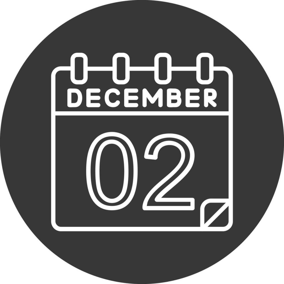 2 December Vector Icon