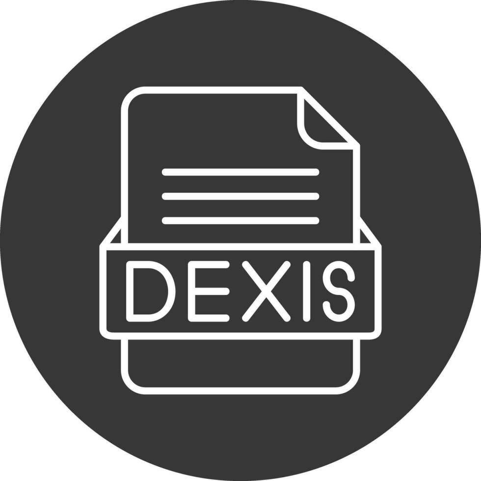 DEXIS File Format Vector Icon