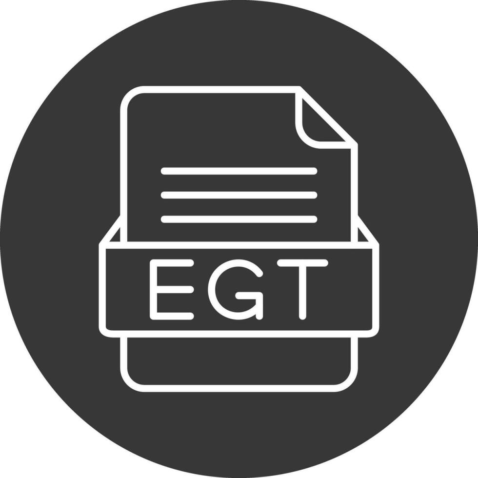 EGT File Format Vector Icon