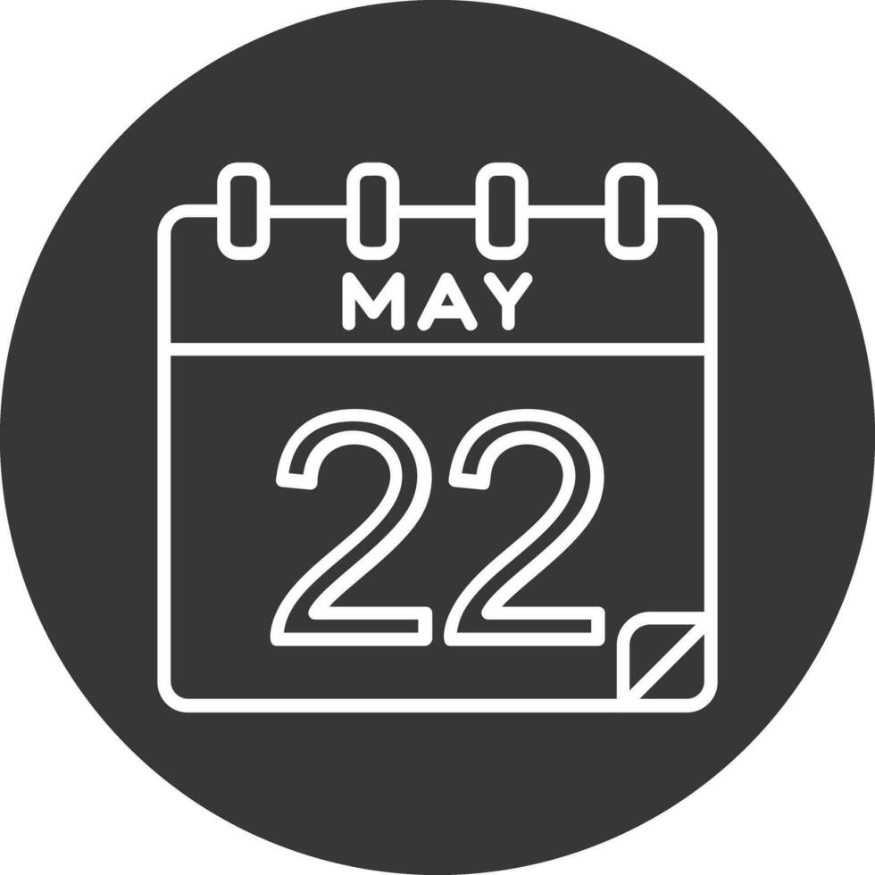 22 May Vector Icon