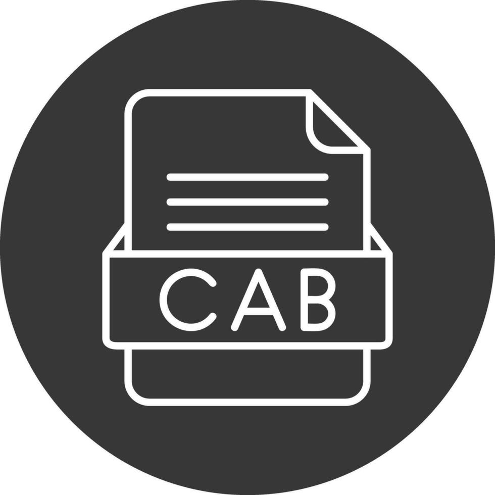 CAB File Format Vector Icon