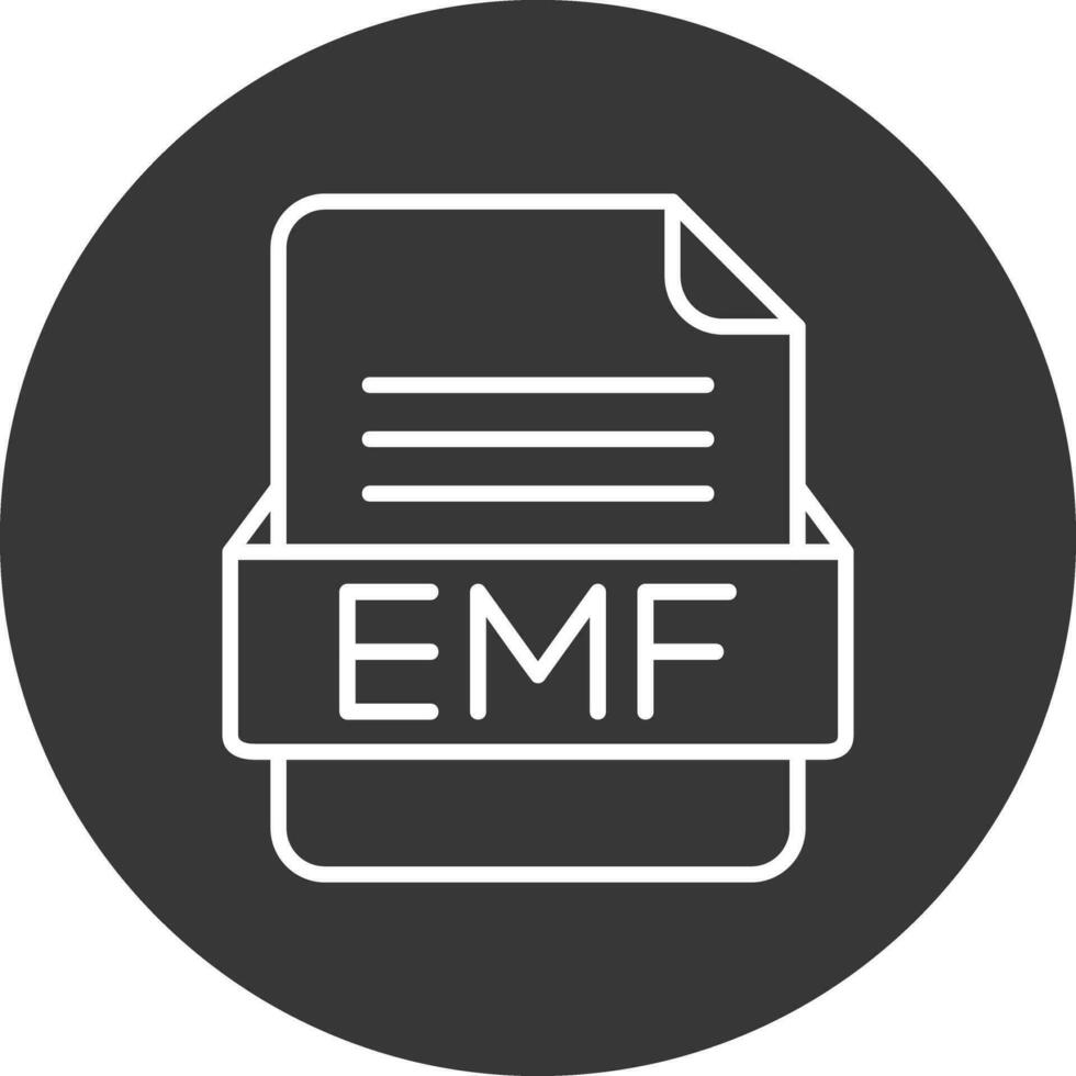 EMF File Format Vector Icon