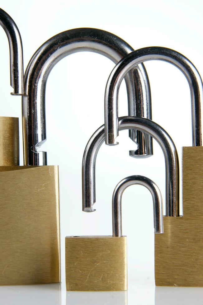 a lock with several locks and keys 30751048 Stock Photo at Vecteezy