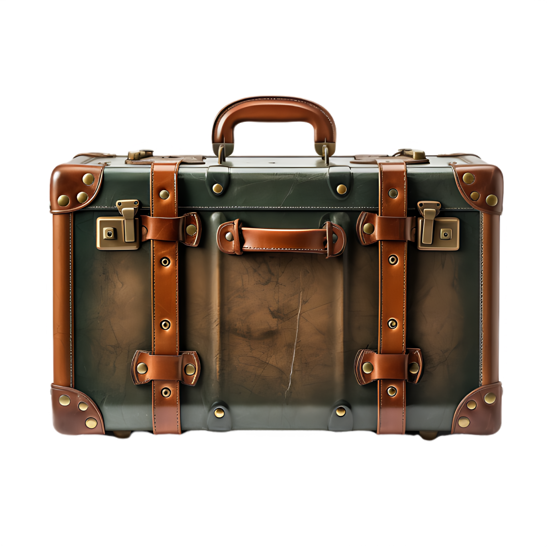 Old vintage suitcase, ai generated 30751123 PNG