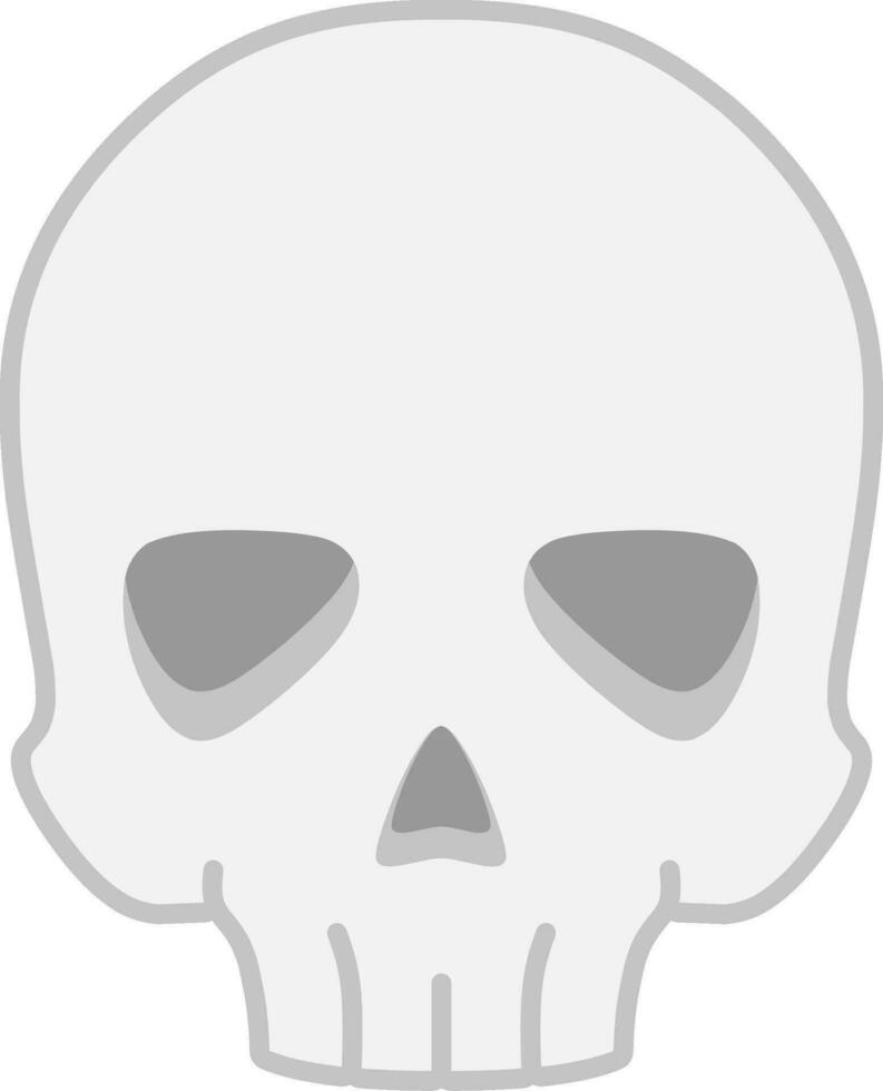 Skull icon vector for happy Halloween event celebration. Skull icon that can be used as symbol, sign or decoration. Skull icon graphic resource for Halloween theme vector design