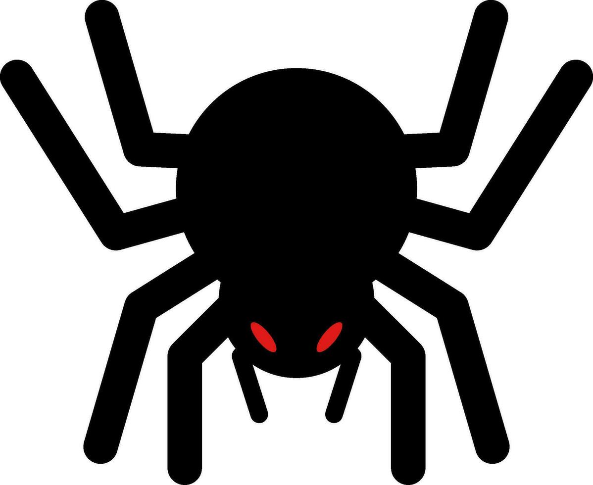 de miedo araña icono vector para contento Víspera de Todos los Santos evento. Víspera de Todos los Santos araña icono ese lata ser usado como símbolo, firmar o decoración. araña icono gráfico recurso para Víspera de Todos los Santos tema vector diseño