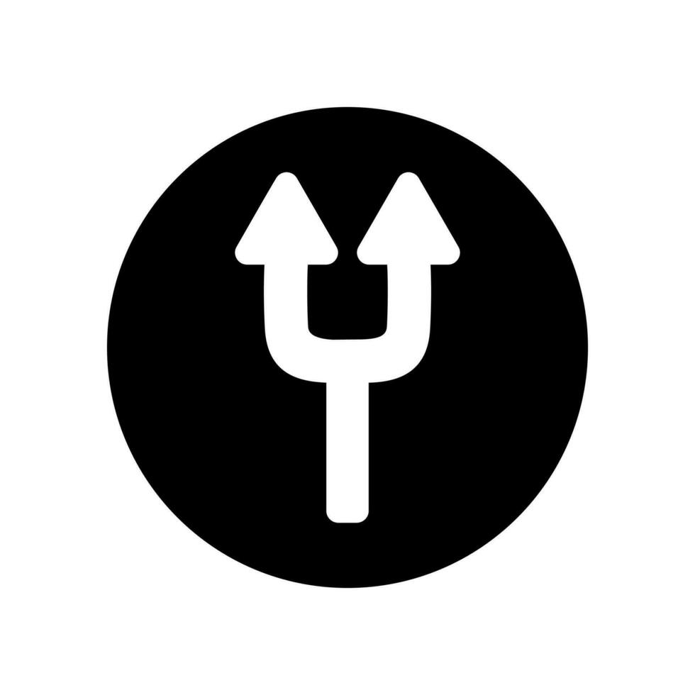 Arrow, two way direction icon. Vector illustration isolated on white background.