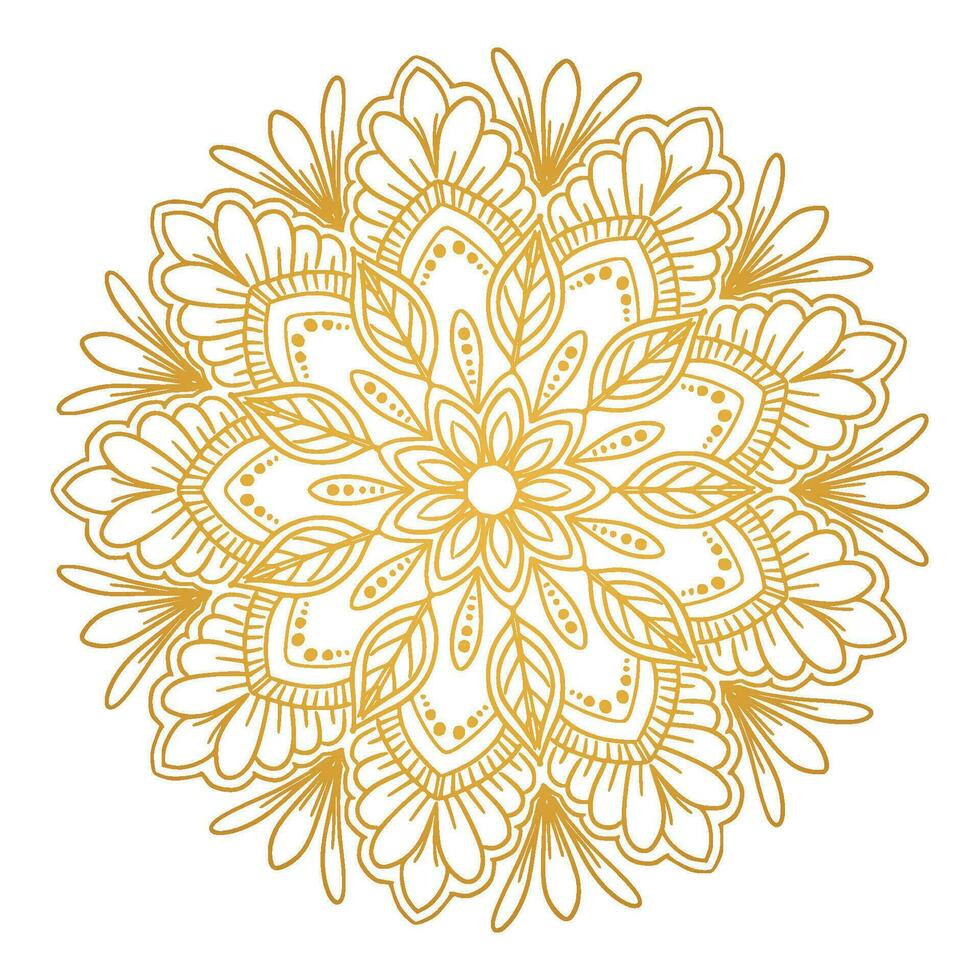 Elegant decorative mandala background vector