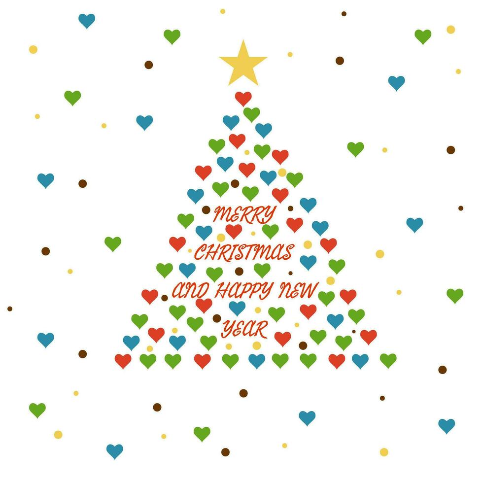 Christmas card design illustration vector
