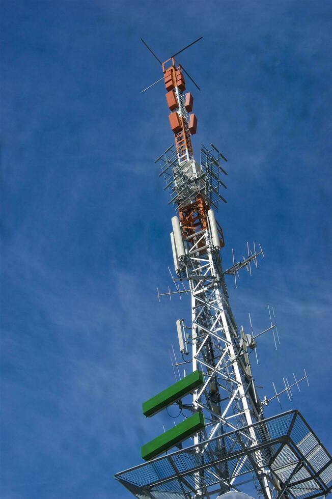 a tower with antennas photo