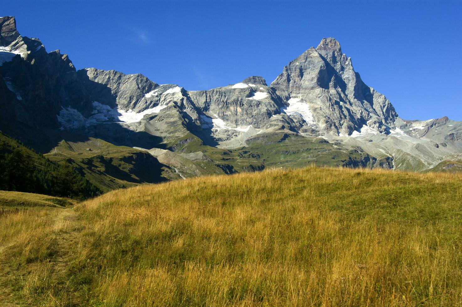 fotográfico documentación de el cervino montaña foto