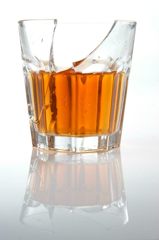 a group of glasses with different types of drinks photo