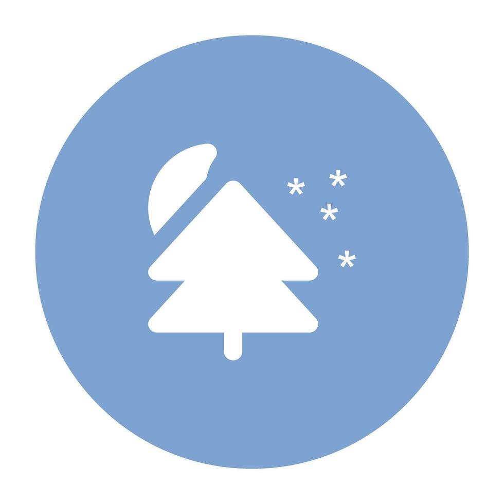 Nature and Weather Flat Round vector