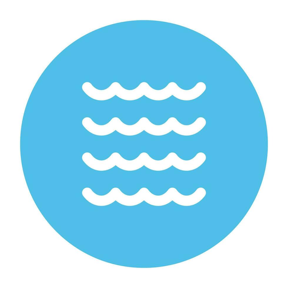 Nature and Weather Flat Round vector