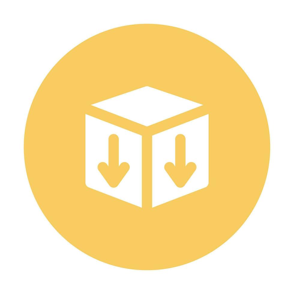 Media and Equipment Flat Circular Icon vector