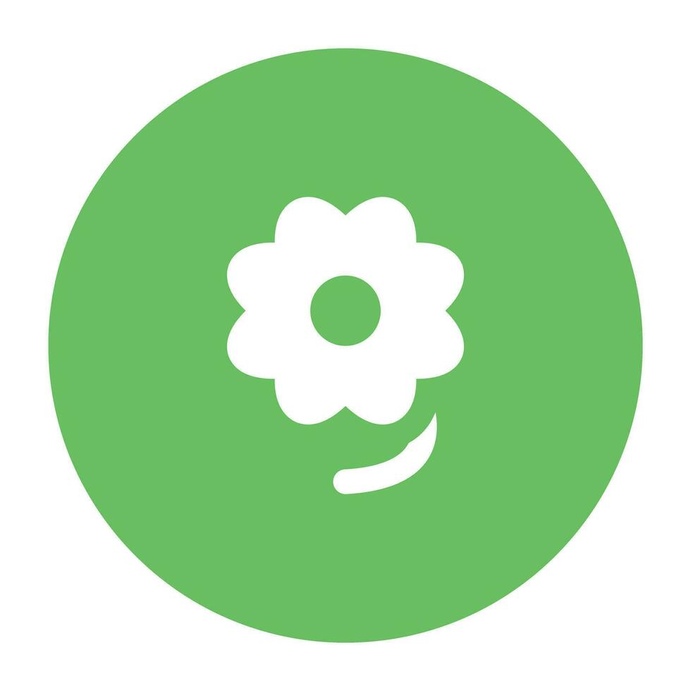 Gardening Flat Round Icon vector