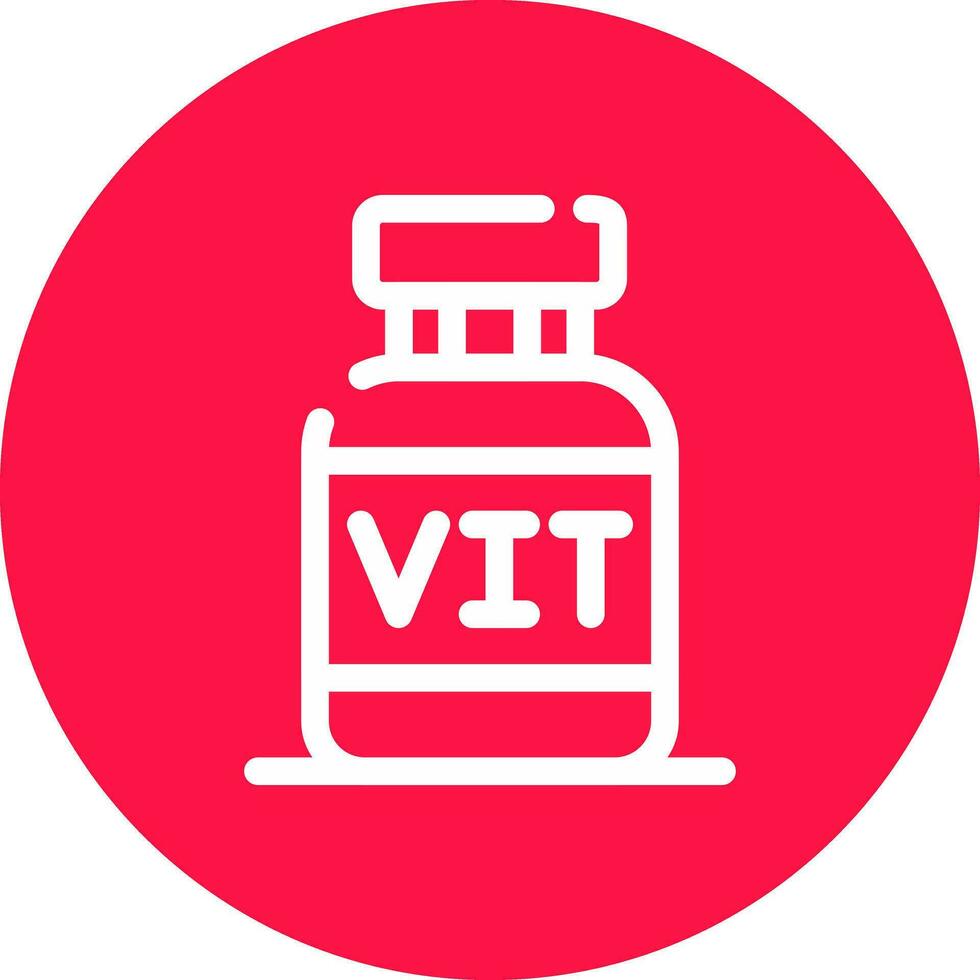 Vitamins Creative Icon Design vector