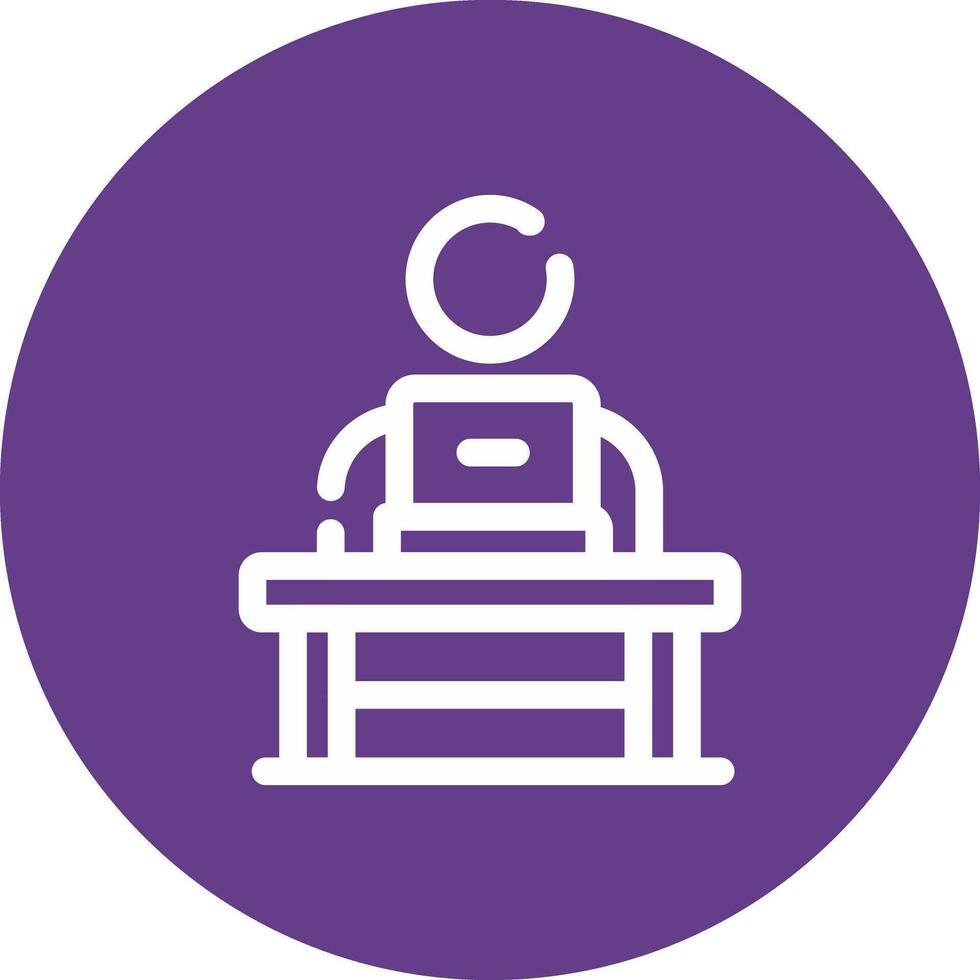 Work From Home Creative Icon Design vector