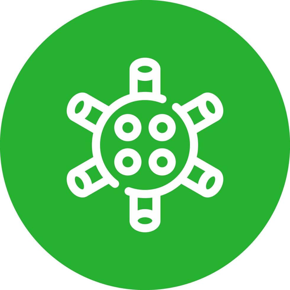 Virus Creative Icon Design vector