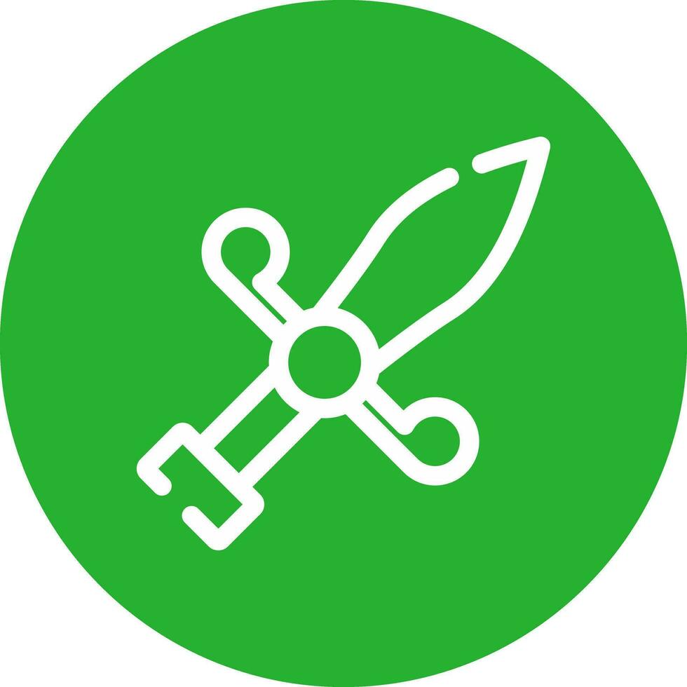 Dagger Creative Icon Design vector
