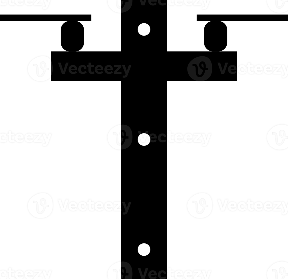 hoch Stromspannung Leistung elektrisch Pole Symbol png