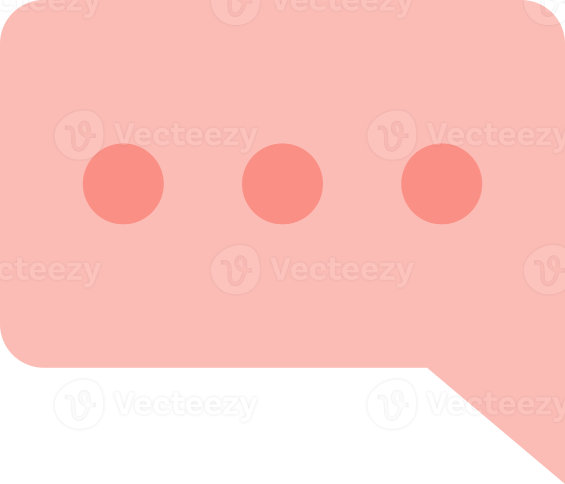 bubble message chat social media icon png