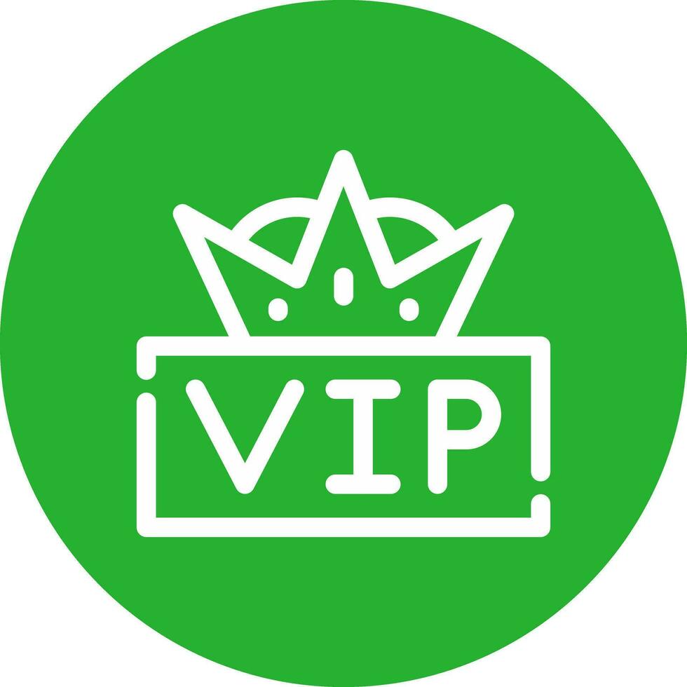 VIP creativo icono diseño vector