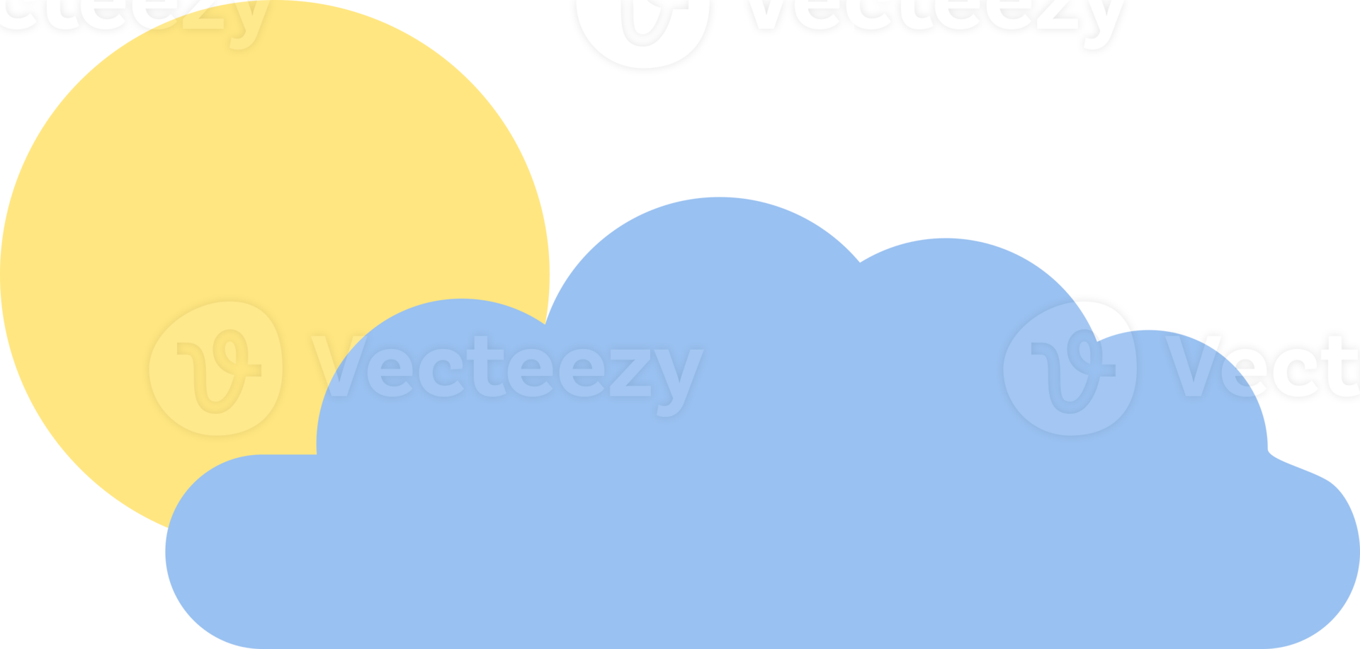 Cloud sky doodle icon png