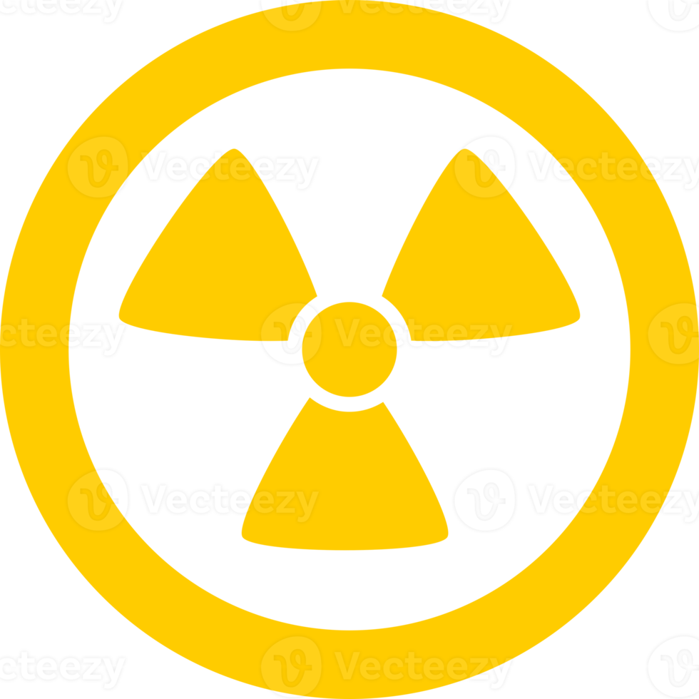 radioactive warning sign png