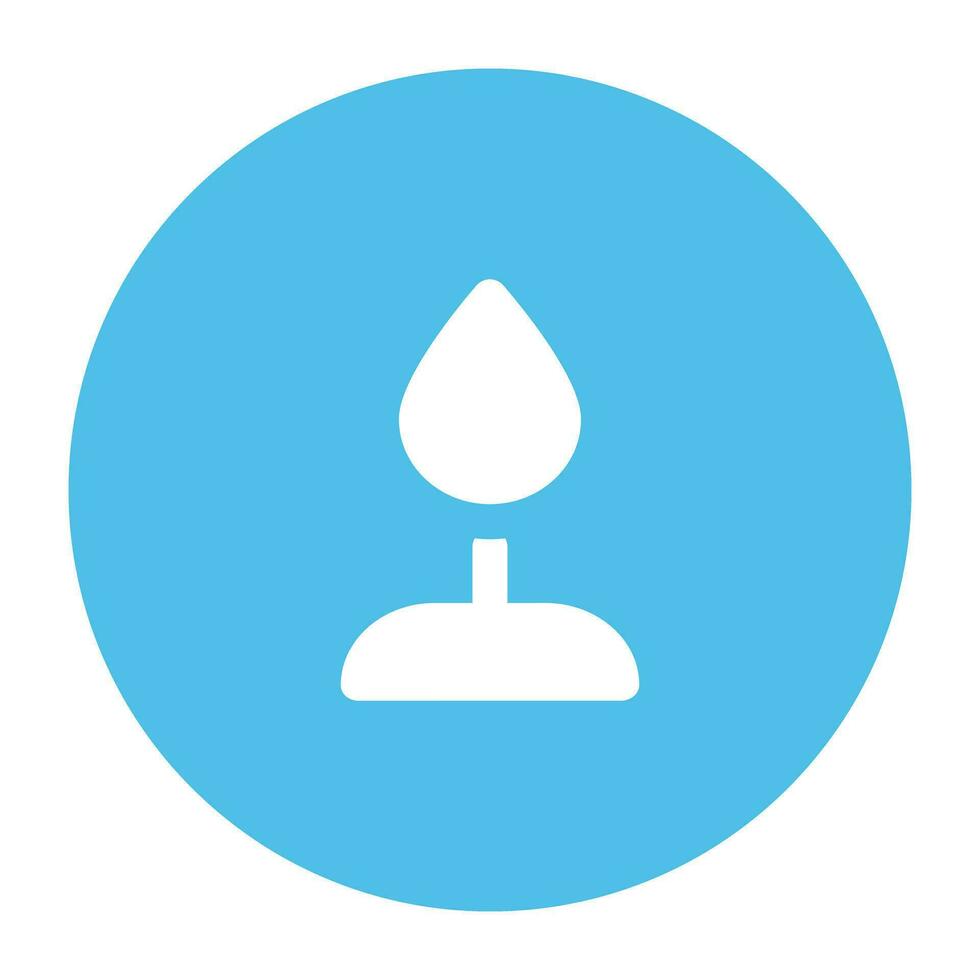Science and Lab Flat cicular icon vector