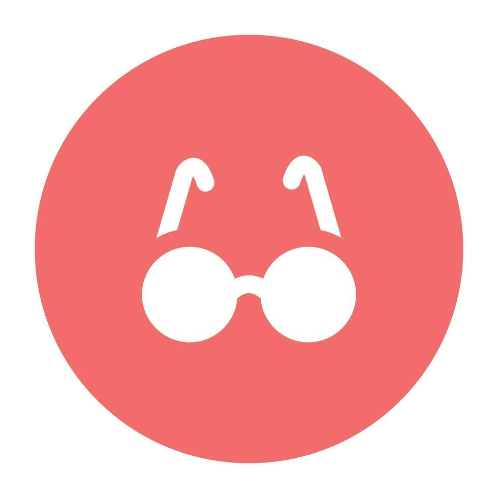 Science and Lab Flat cicular icon vector