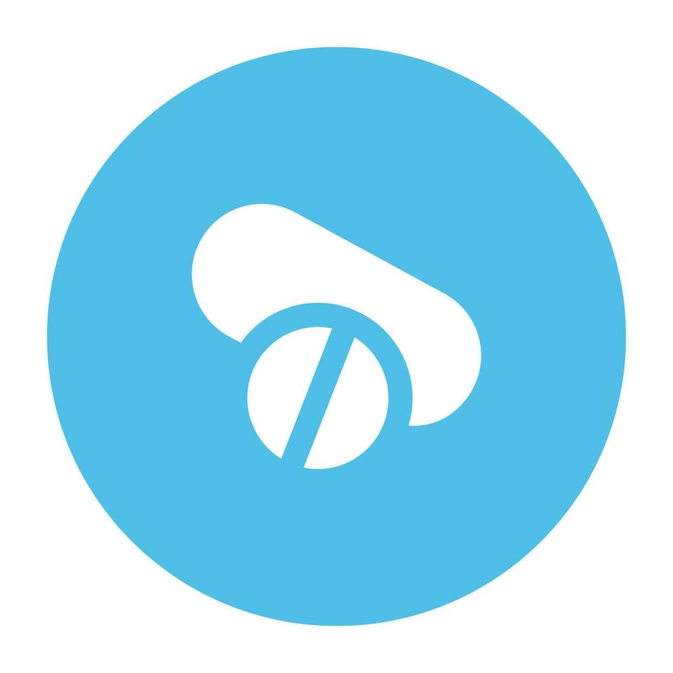 Science and Lab Flat cicular icon vector
