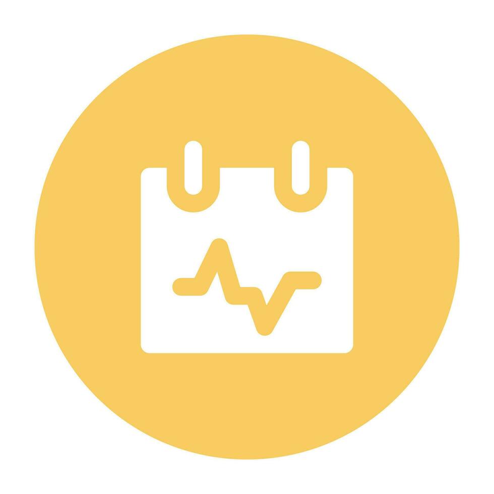 Science and Lab Flat cicular icon vector
