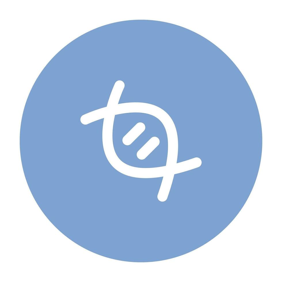 Science and Lab Flat cicular icon vector