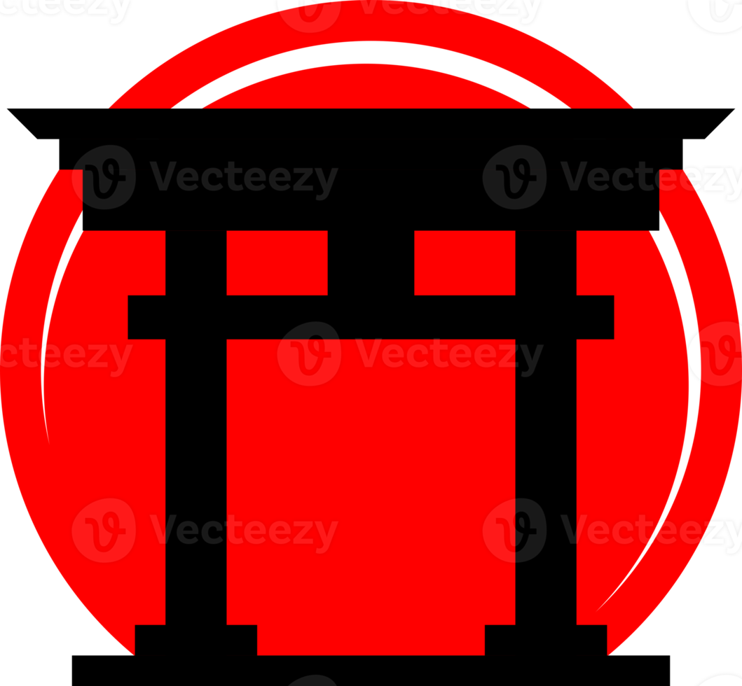 gate torii shrine japaness style icon png