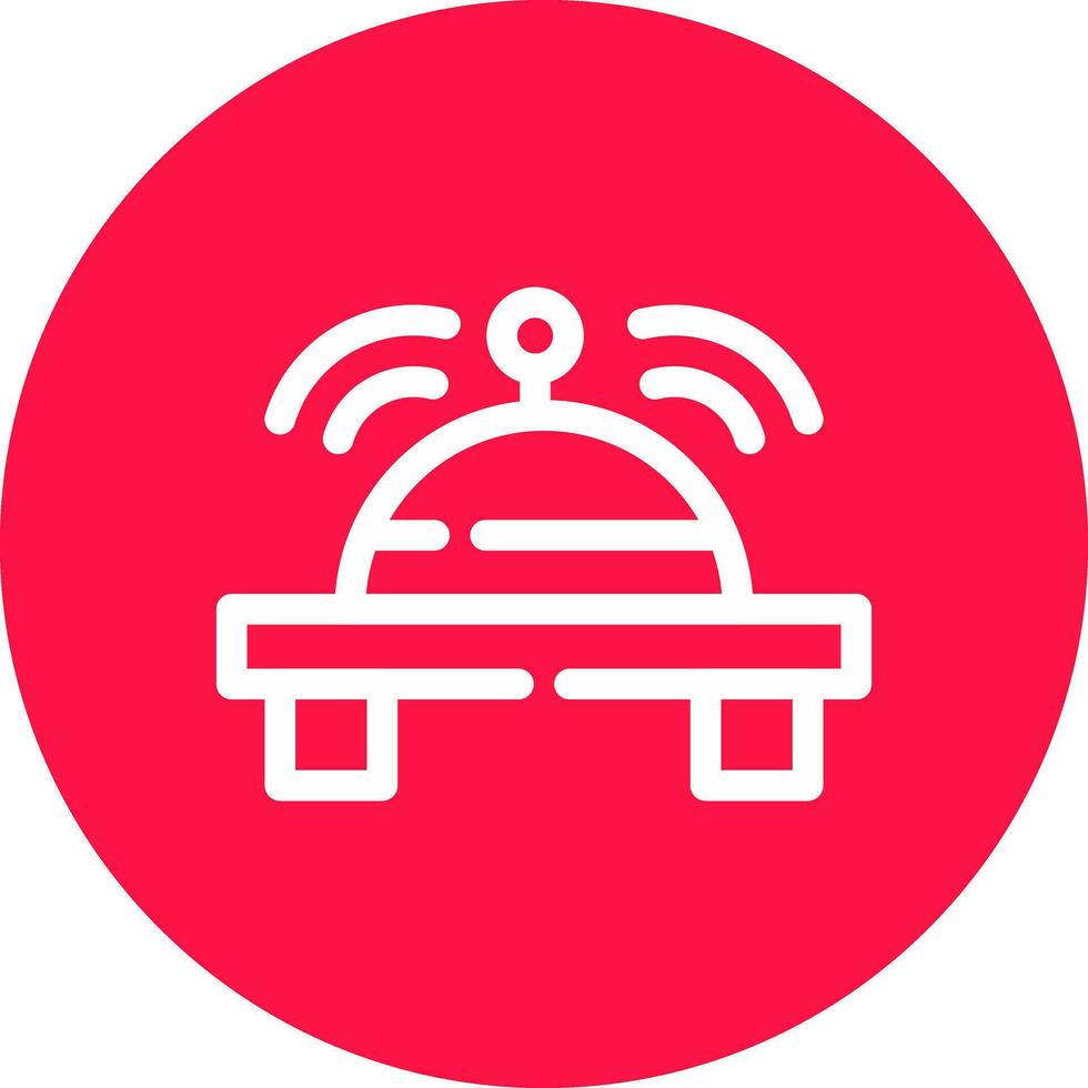 Reception Bell Creative Icon Design vector