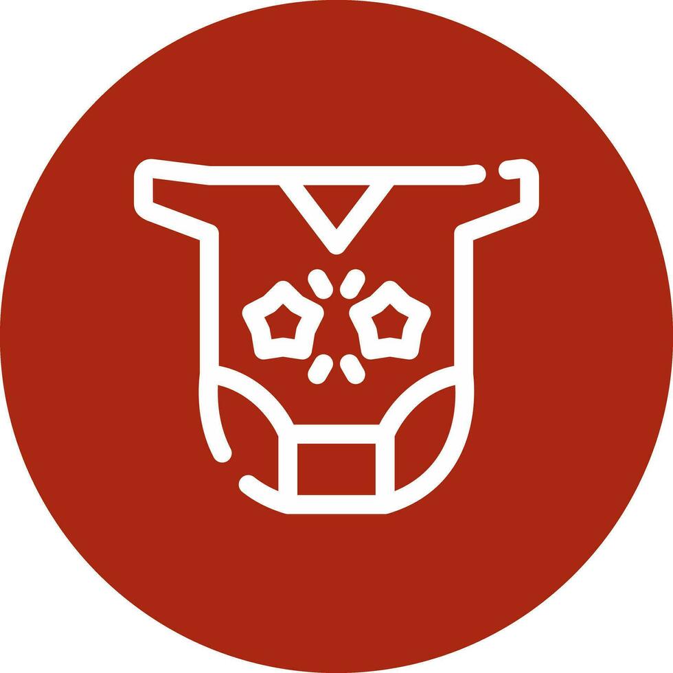 Baby Clothes Creative Icon Design vector