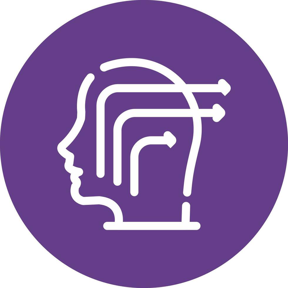 Knowledge Extraction Creative Icon Design vector