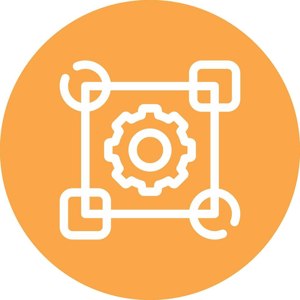 Pattern System Creative Icon Design vector